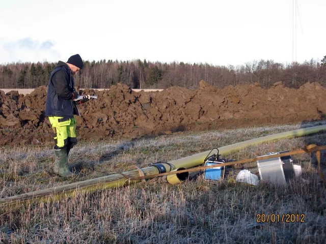 Svetsning av gasledning